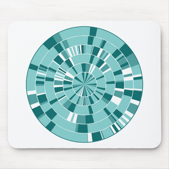 Tapis De Souris Pi Abstrait 05 - En Blanc (Devant)