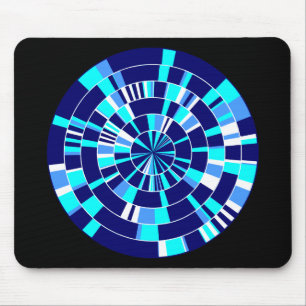 Tapis De Souris Pi Abstrait 07 - Sur Noir