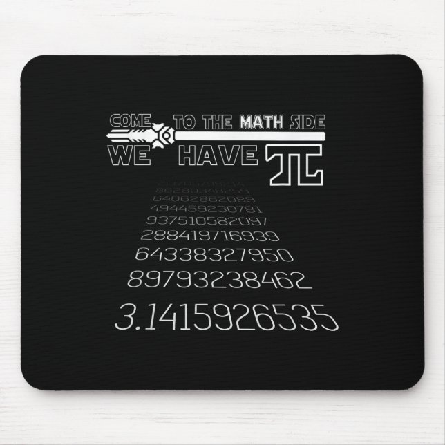 Tapis De Souris Pi Day Funny Excellent Citation Graphique Imprimer (Devant)