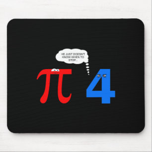 Tapis De Souris Pi Day Funny Relationship Problème du thé empoison
