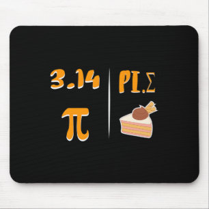 Tapis De Souris Pi Day Thanksgiving Mirror Image De 3.14 Est Pie M