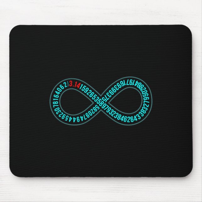 Tapis De Souris Pi Infinity Pi Day Lover Math Enseignant Mathémati (Devant)