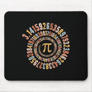 Tapis De Souris Pi Jour Spiral Math Pi