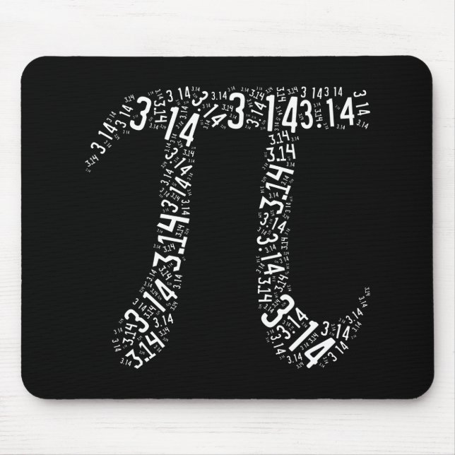 Tapis De Souris Pi Math Nerd (Devant)