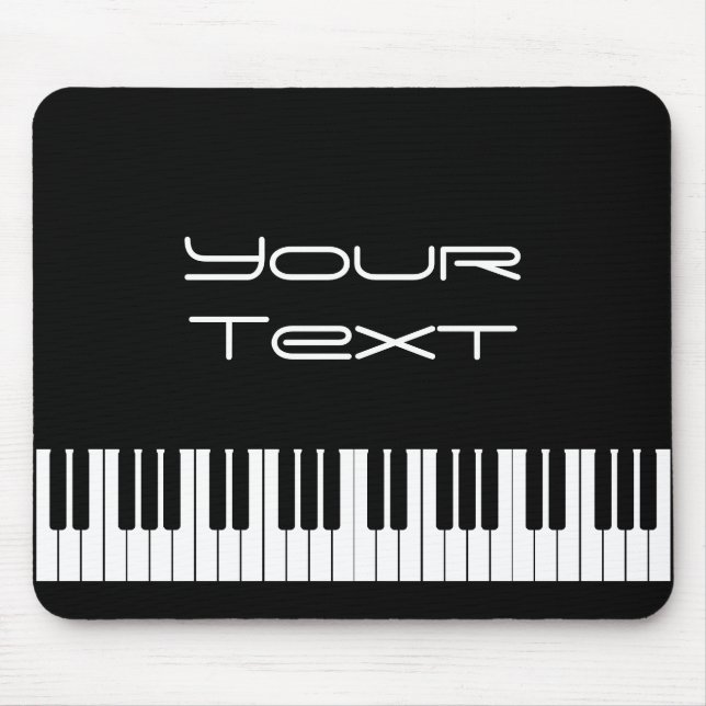 Tapis De Souris Piano Clavier Mousepad (Devant)