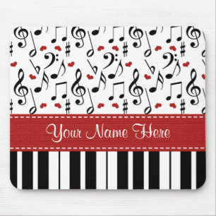 Tapis De Souris Piano fait sur commande Mousepad de note de