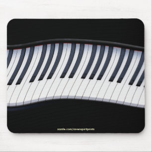 Tapis De Souris PIANO KEYS MUSIQUE AMOUREUX Mousepad