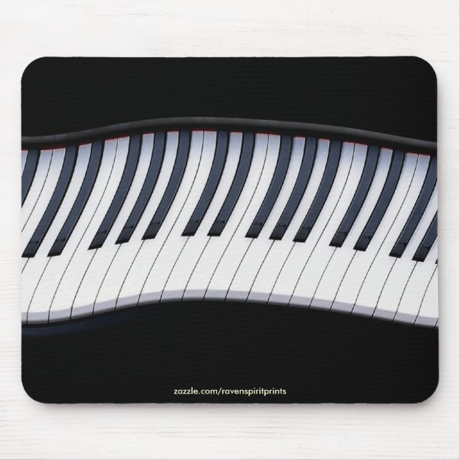 Tapis De Souris PIANO KEYS MUSIQUE AMOUREUX Mousepad (Devant)