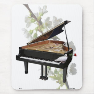 Tapis De Souris Piano - Musique romantique - Mousepad