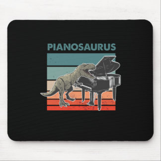 Tapis De Souris Pianosaurus Dinosaure Retro Grand Piano Player Pia