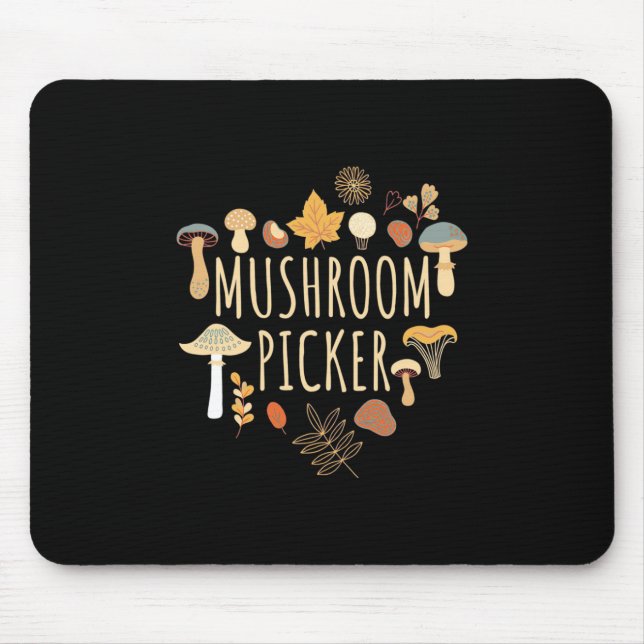 Tapis De Souris Picker De Champignons Fiers (Devant)