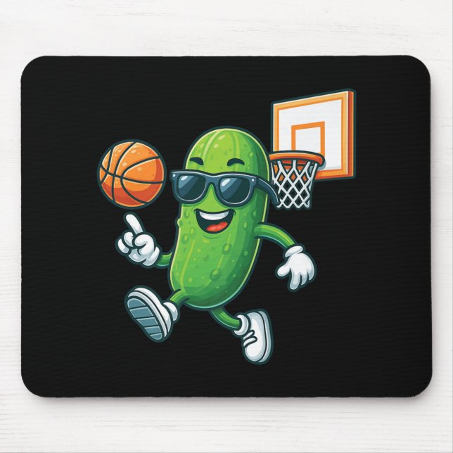 Tapis De Souris Pickle Playing Basketball Premium  (Devant)