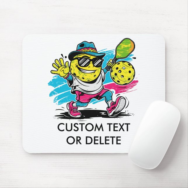 Tapis De Souris pickleball drôle (Avec souris)