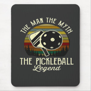 Tapis De Souris Pickleball- L'Homme, Le Mythe, La Légende