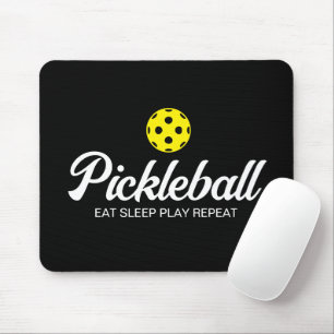 Tapis De Souris Pickleball mousepad cadeau Eat Sleep Jouer à répét