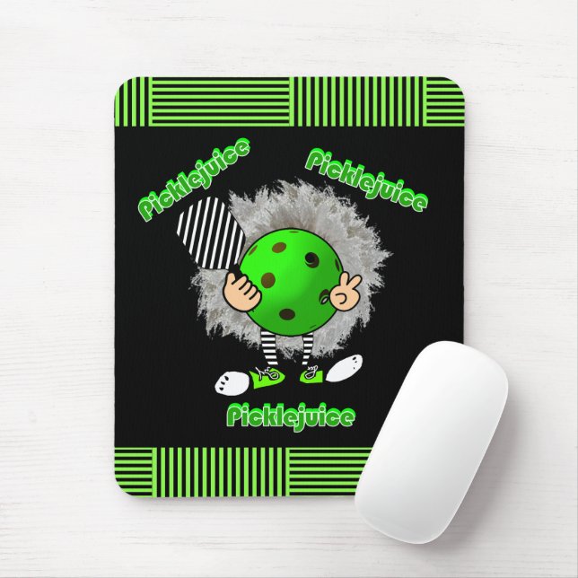 Tapis De Souris Pickleball Picklejus Halloween Film Inspiré (Avec souris)