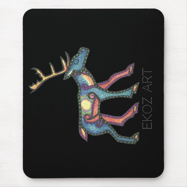 Tapis De Souris Pictish Stag Sun (Devant)