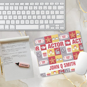 Tapis De Souris Pictogramme de l'acteur ・ personnalisé