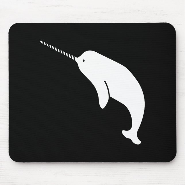 Tapis De Souris Pictogramme Mousepad de Narwhal (Devant)