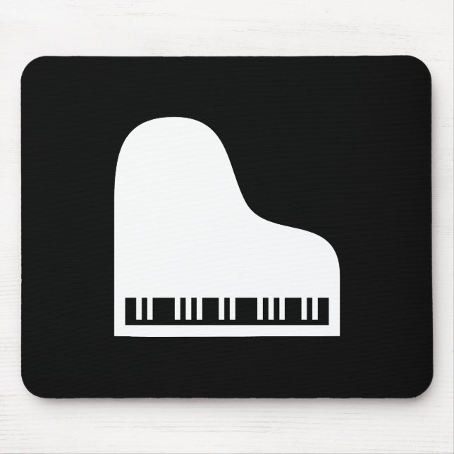 Tapis De Souris Pictogramme Mousepad de piano (Devant)