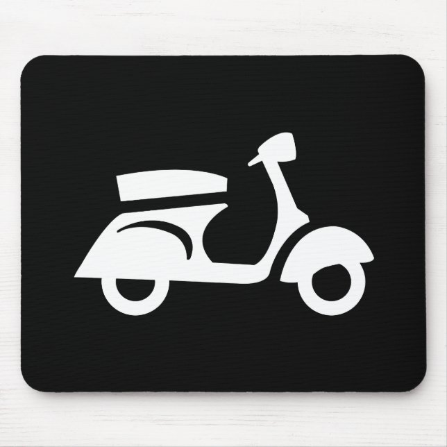 Tapis De Souris Pictogramme Mousepad de scooter (Devant)