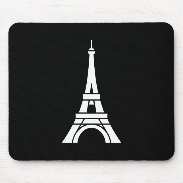Tapis De Souris Pictogramme Mousepad de Tour Eiffel (Devant)