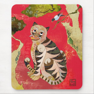 Tapis De Souris Pie et tigre : Art populaire coréen