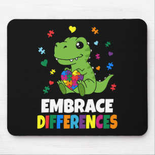 Tapis De Souris Pièce de puzzle de dinosaure Sensibilisation à l'a