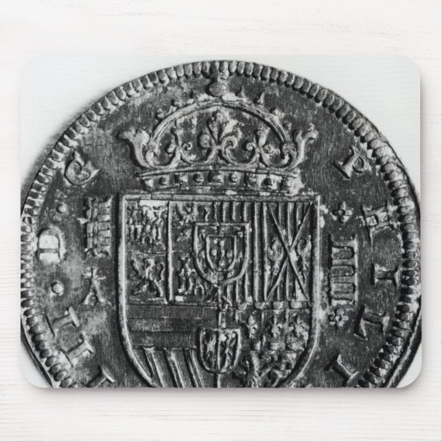 Tapis De Souris Pièce en argent (Devant)