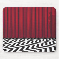 Pièce noire de rouge de loge
