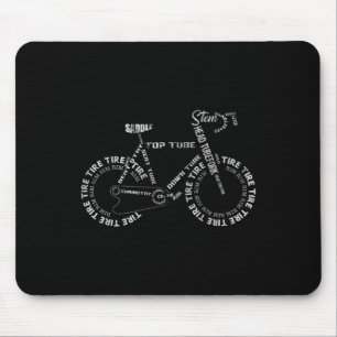 Tapis De Souris Pièces de vélo de bicyclette cyclisme cycliste cyc