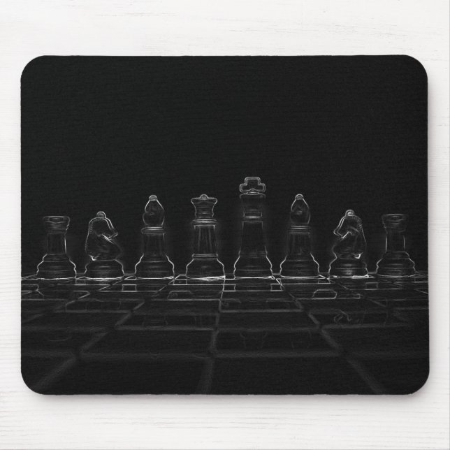 Tapis De Souris Pièces d'échecs (Devant)