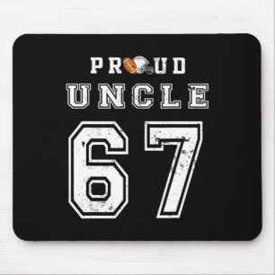 Tapis De Souris Pied de fierté personnalisé Oncle Numéro 67 F
