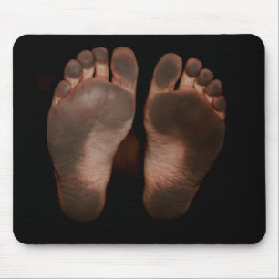 TAPIS DE SOURIS PIEDS SALES