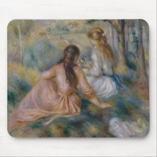 Tapis De Souris Pierre Auguste Renoir   dans le pré