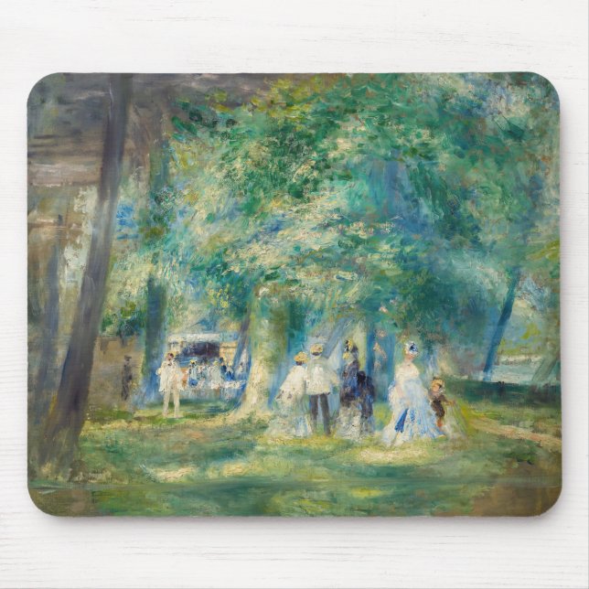 Tapis De Souris Pierre-Auguste Renoir - La fête à Saint-Cloud (Devant)