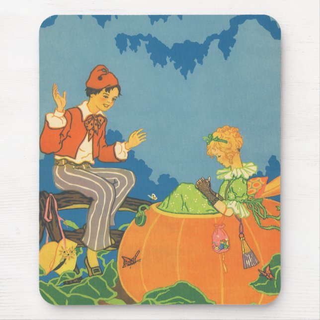 Tapis De Souris Pierre Pierre Mangeur de Citrouille, Comptine Trad (Devant)