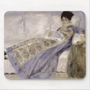 Tapis De Souris Pierre une Madame Monet de Renoir sur un sofa