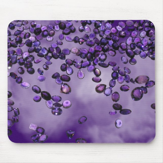 Tapis De Souris Pierres d'Améthyste (Devant)