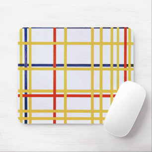 Tapis De Souris Piet Mondrian New York City I Art Abstrait