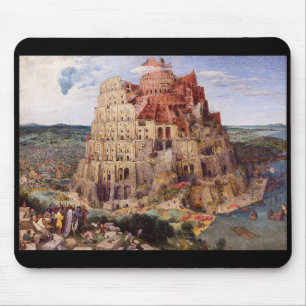 Tapis De Souris Pieter Bruegel, "La Tour de Babel", 1563