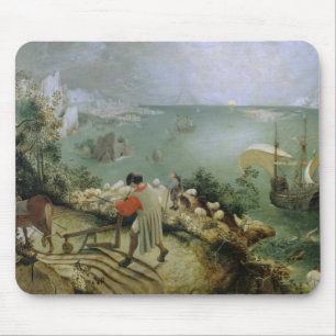 Tapis De Souris Pieter Bruegel l'Ancien -Paysage Chute d'Icarus