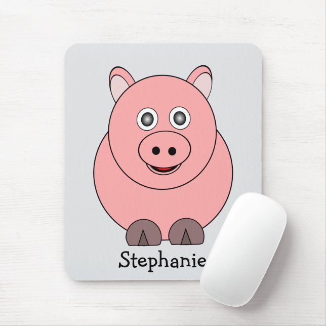 Tapis De Souris Pig Design (Avec souris)