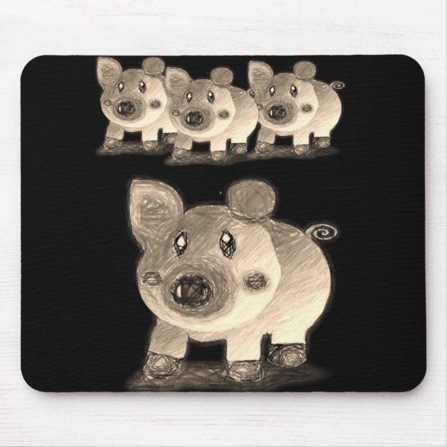 Tapis De Souris Pig Mousepad (Devant)