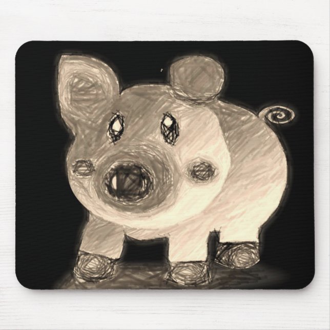 Tapis De Souris Pig Mousepad (Devant)