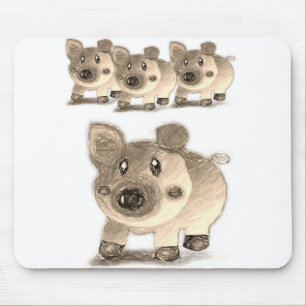 Tapis De Souris Pig Mousepad