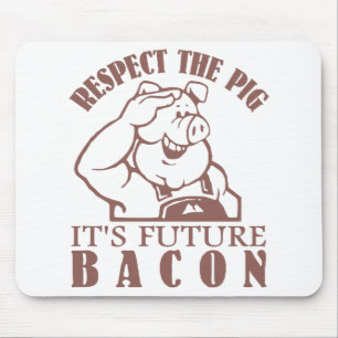 Tapis De Souris PIG TO BACON custom color mousepad