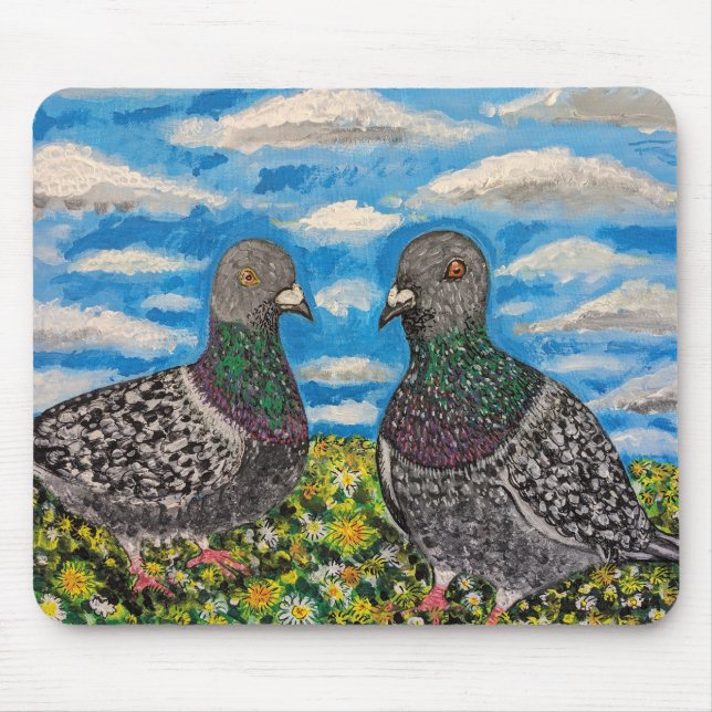 Tapis de souris Pigeon (Devant)