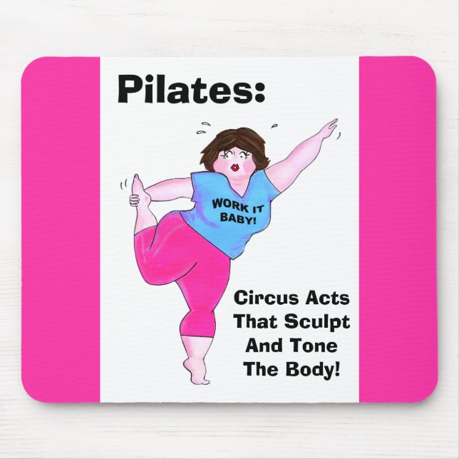 Tapis De Souris "PILATES - Actes de cirque" (Devant)