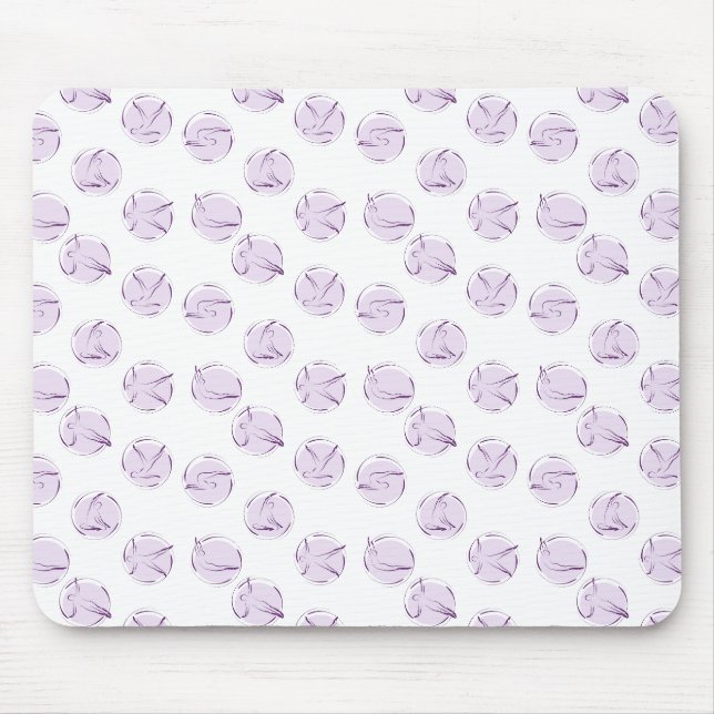 Tapis De Souris Pilates pose motif (Devant)